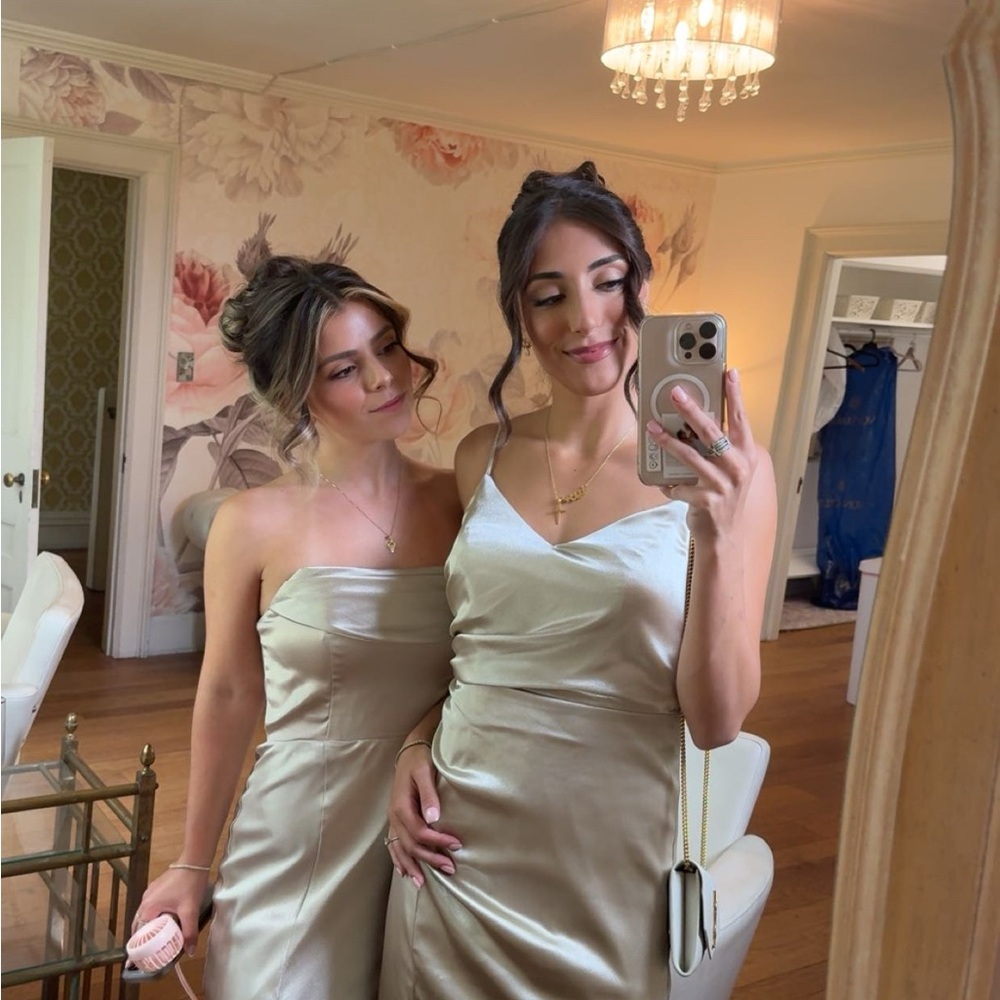 Birdy Grey Cream Ruched Sheath Dress for Wedding Guest